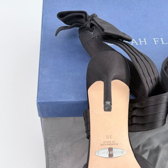 Sarah Flint - Kara 100mm - Black Satin 39/8.5 - Picture 12 of 15